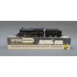 A boxed Wrenn 00 gauge LMS Class 8F 2-8-0 tank locomotive and tender in black livery (W2225)