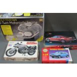 A group of 4 miscellaneous model kits to include Tamiya,