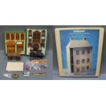 A flat pack Norcraft "The Gloucester Doll's House" self assembly pre-kit plywood kit together with