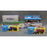 A group of Corgi and Eddie Stobart related die cast model vehicles to include Super Hauler's Heavy