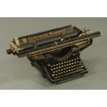 A vintage Underwood Standard typewriter.