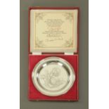 A silver salver, Roberts & Dore Ltd.