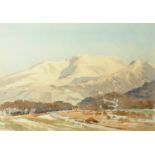 Len Roope (British 1917-2005), "A View of Skiddaw", signed and dated 1973, watercolour.