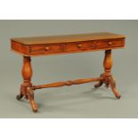 A Victorian mahogany side table,