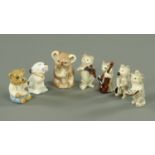 A Beswick four piece kitten orchestra, Beswick koala bear,