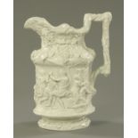 A "Bacchanalian Dance" jug by Charles Meigh, first registered 1844,