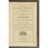 One volume "The Book of Common Prayer & Administration of The Sacraments" 1754,