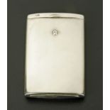 An unusual silver Vesta case, Birmingham 1925, bearing inscription "With Compliments James McLean,