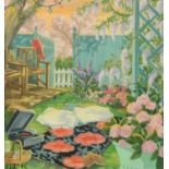 Lawrence Llewelyn-Bowen, watercolour, "O'Hara's Garden". 7.