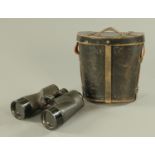 A pair of World War Two REL/Canada 7 x 50 military binoculars, circa 1944,