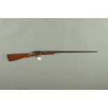 A Webley & Scott 410 bolt action shotgun, 25" barrel, 3/4 choke, 2 1/2" chamber, 14 1/4" stock.