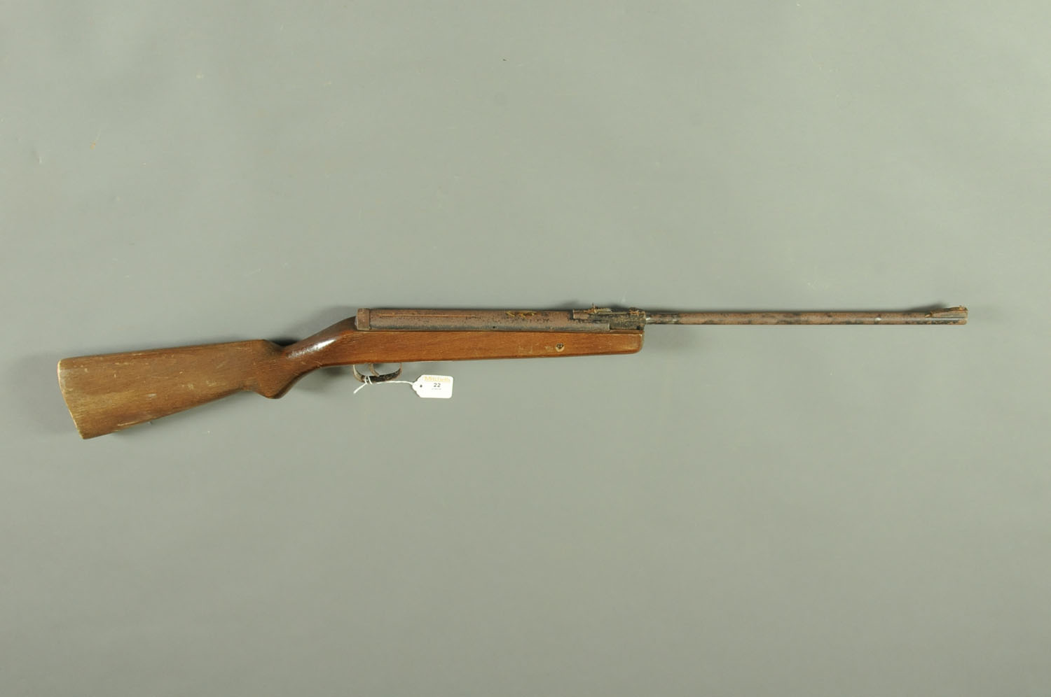 An NAC Spanish .22 break barrel air rifle. Serial No. A72828.