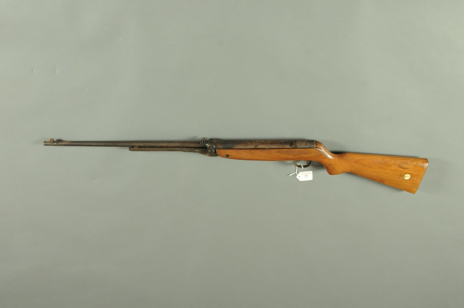 A Webley Mark III .22 underlever air rifle. Serial No. A8702.