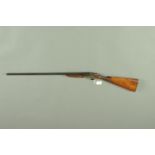 A 410 single barrel folding shotgun, with 25" barrel, full choke, 2 1/2" chamber, top lever,