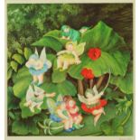 Beryl Cook 1926-2008, "Fairy Dell", colour print, signed in pencil,