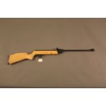 ASI Range Master .22 break barrel air rifle, with beech stock. Serial No. 191312.