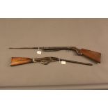 Two air guns, Marco .177 pre-war break barrel, Gem type .177. Marco Serial No.