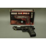 Swiss Arms SA P92 .177 BB CO2 air pistol, boxed. No Serial No.