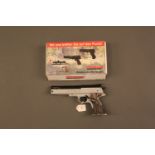 Weihrauch HW45 Silver Star .177 air pistol, over lever, boxed and with instructions. Serial No.