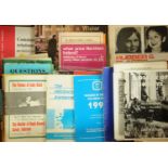 A box of pamphlets booklets and publications of The Irish Troubles,