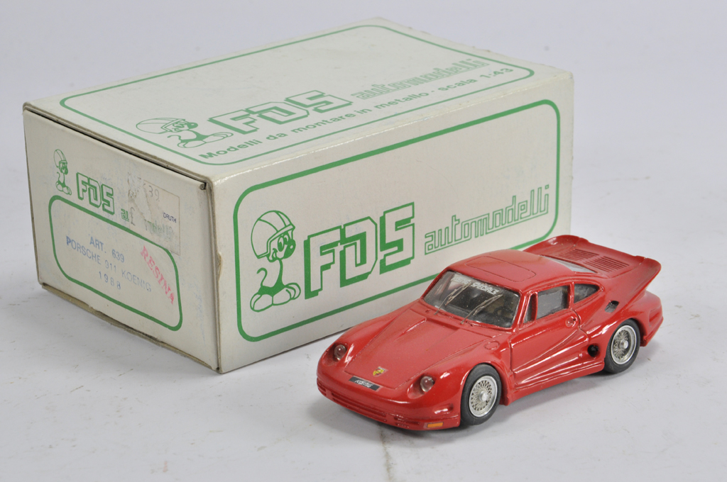 FDS automodelli 1/43 Porsche 911 Koenig. Handmade Resin Model Car. E in Box.