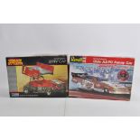 Monogram 1/24 Sammy Swindell Sprint Car plus Revell Olds AA FC Funny Car. Plastic Model Kit. As New.