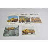 An interesting group of BM Volvo Industrial equipment / Construction sales literature / machinery