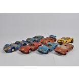 Group of untested Scalextric Cars. Spares or Repairs. (7)