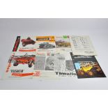 An interesting group of Thwaites Industrial equipment / Construction sales literature / machinery