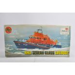 Airfix 1/72 RNLI Severn Class Lifeboat. Plastic Model Kit. As New.