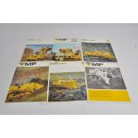 An interesting group of Massey Ferguson Farm plus Industrial / Construction sales literature /