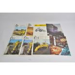 An interesting group of JCB Industrial equipment / Construction sales literature / machinery