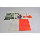 An interesting group of Priestman Industrial / Construction sales literature / machinery