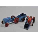 Moko Ferguson Tractor and Trailer plus Budgie No. 306 Tractor and Loader. Both F only.