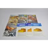 An interesting group of Komatsu Industrial equipment / Construction sales literature / machinery