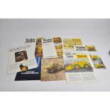 An interesting group of Priestman Industrial / Construction sales literature / machinery