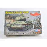 Hobby Boss 1/48 Russian T-34/85 Tank. Plastic Model Kit. Complete. As New.