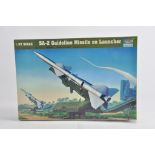 Trumpeter 1/35 SA-2 Guideline Missile on Launcher. Plastic Model Kit. Complete. As New.