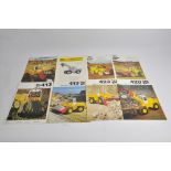 An interesting group of JCB Industrial equipment / Construction sales literature / machinery