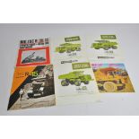 An interesting group of Terex Euclid Industrial equipment / Construction sales literature /