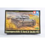 Tamiya 1/48 German Sturmgeschultz III Plastic Model Kit. Complete. As New.