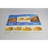 An interesting group of Komatsu Industrial equipment / Construction sales literature / machinery