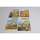 An interesting group of JCB Industrial equipment / Construction sales literature / machinery