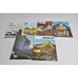 An interesting group of JCB Industrial equipment / Construction sales literature / machinery