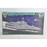 Bronco Models 1/350 USS Independence LCS 2. Plastic Model Kit. As New.