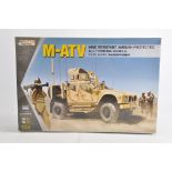 Kinetic Model Kits 1/35 M-ATV. Plastic Model Kit. As New.