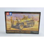 Tamiya 1/48 German SD.KFZ.250/3 Grief. Plastic Model Kit. Complete. As New.