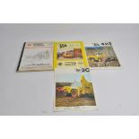 An interesting group of JCB Industrial equipment / Construction sales literature / machinery