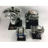 A selection of high detailed engine model replicas from various makers. Some light damage on some in