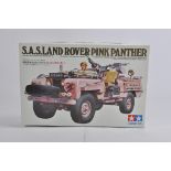 Tamiya 1/35 SAS Land Rover Pink Panther. Plastic Model Kit. Complete. As New.